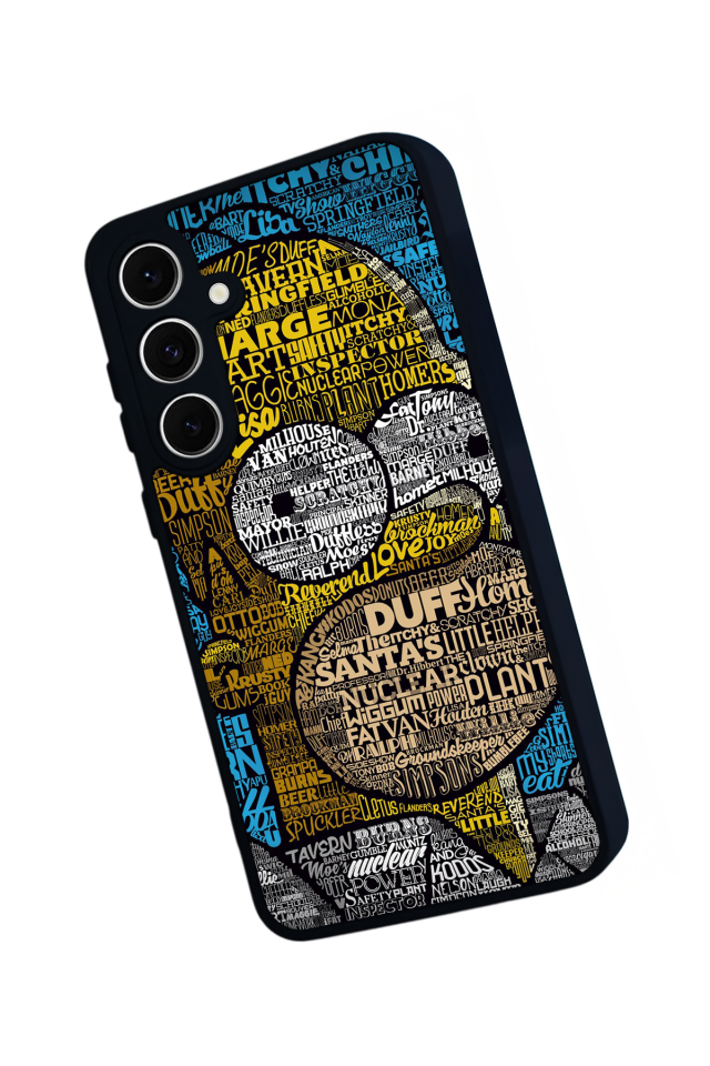 Samsung Galaxy A16 Uyumlu The Simpsons Tasarımlı Glossy Premium Kılıf