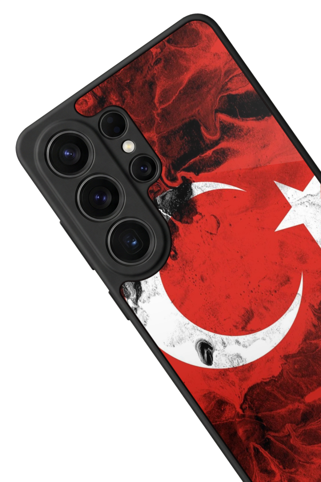 Samsung Galaxy S26 Ultra Uyumlu Türk Bayragi Tasarımlı Glossy Premium Kılıf