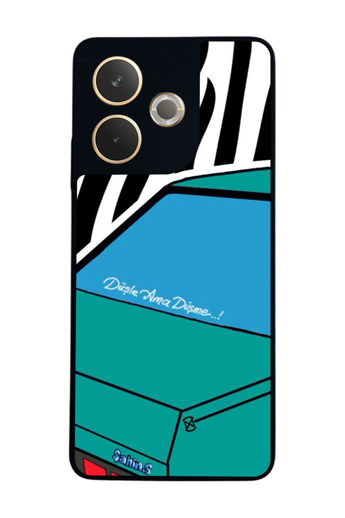 Oppo A5 Pro Uyumlu Tofas Tasarımlı Glossy Premium Kılıf