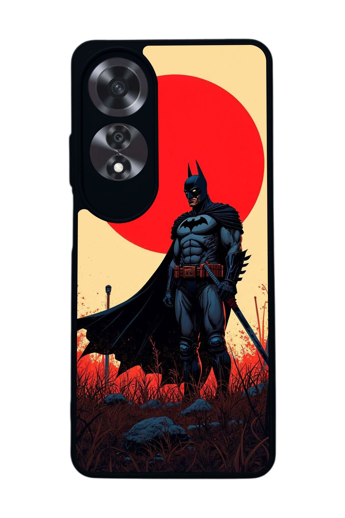 Oppo A60 Mat Siyah uyumlu Kılıf – Yumuşak Silikon, Koruyucu, Şok Emici Kapak