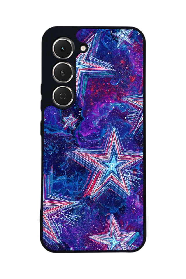 Tecno Spark 40 Pro Uyumlu Retro Yildizlar Tasarımlı Glossy Premium Kılıf