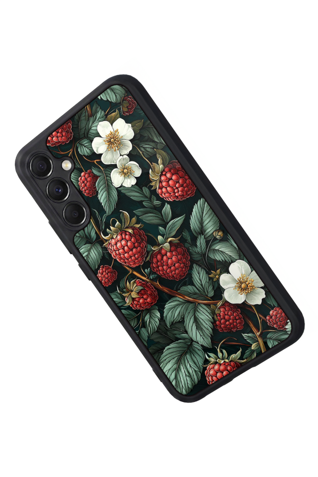 Samsung Galaxy A34 Uyumlu Botanik Tasarımlı Glossy Premium Kılıf