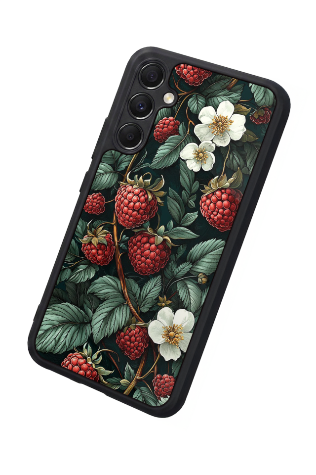 Samsung Galaxy A34 Uyumlu Botanik Tasarımlı Glossy Premium Kılıf