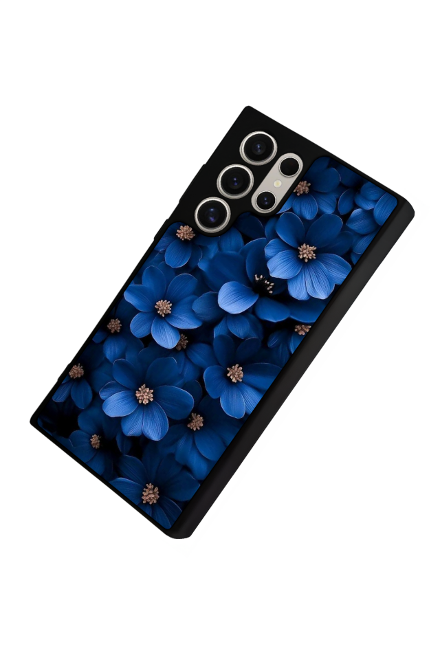 Samsung Galaxy S22 Ultra Uyumlu Cicek Tasarımlı Glossy Premium Kılıf