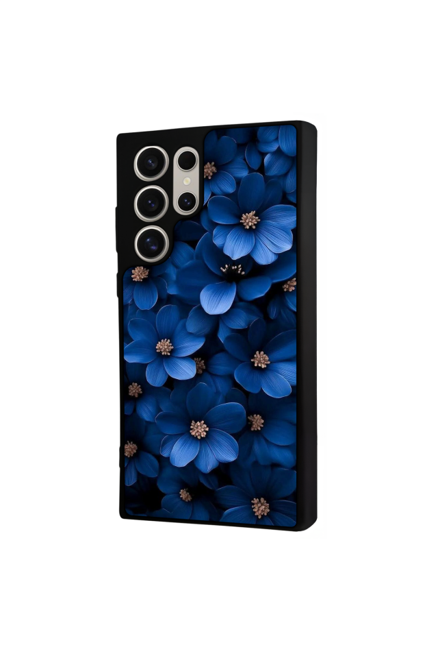 Samsung Galaxy S22 Ultra Uyumlu Cicek Tasarımlı Glossy Premium Kılıf