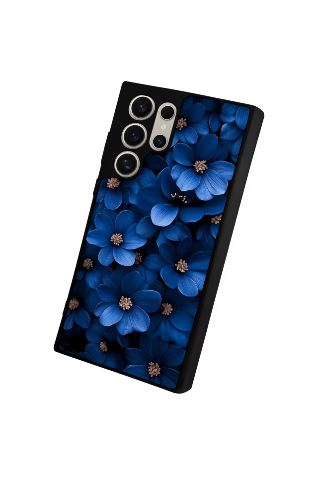 Samsung Galaxy S22 Ultra Uyumlu Cicek Tasarımlı Glossy Premium Kılıf