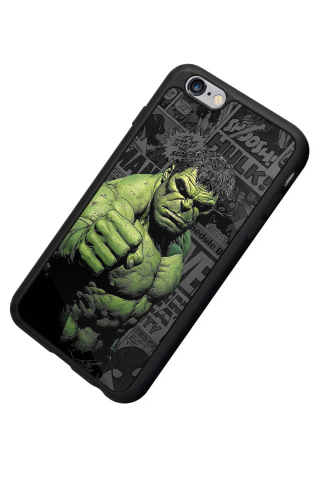 iPhone 6s Plus Uyumlu Hulk Tasarımlı Glossy Premium Kılıf