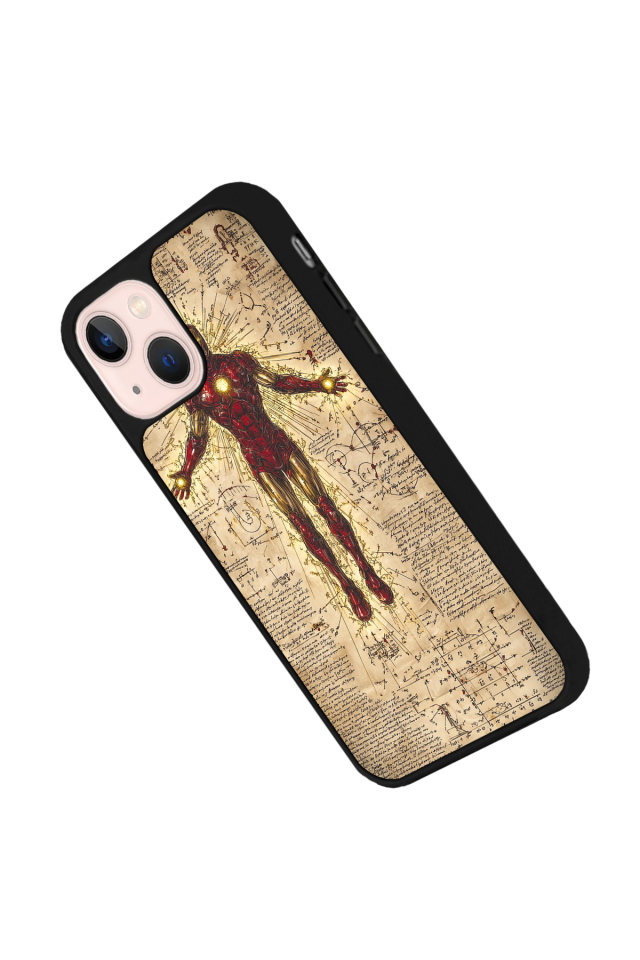 iPhone 13 Mini Uyumlu Iron Man ( Demir Adam ) Tasarımlı Glossy Premium Kılıf