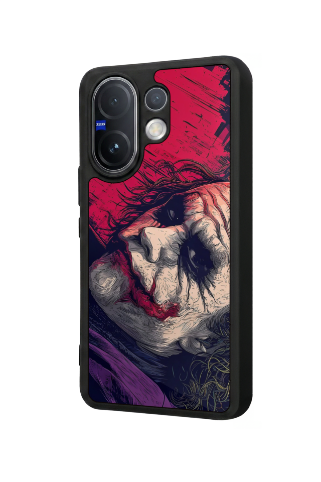 Vivo V60 Uyumlu Joker Tasarımlı Glossy Premium Kılıf