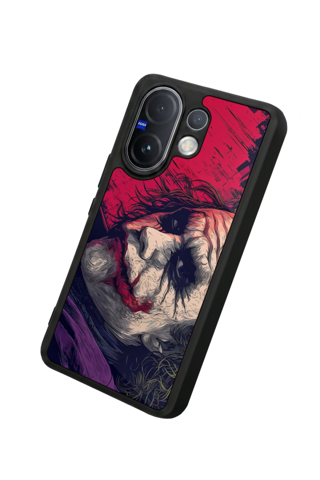 Vivo V60 Uyumlu Joker Tasarımlı Glossy Premium Kılıf