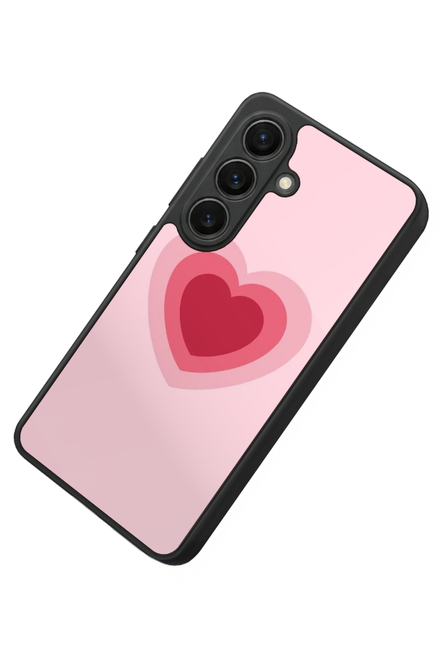 Samsung Galaxy S26 Uyumlu Kalp Love Tasarımlı Glossy Premium Kılıf