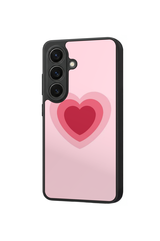 Samsung Galaxy S26 Uyumlu Kalp Love Tasarımlı Glossy Premium Kılıf