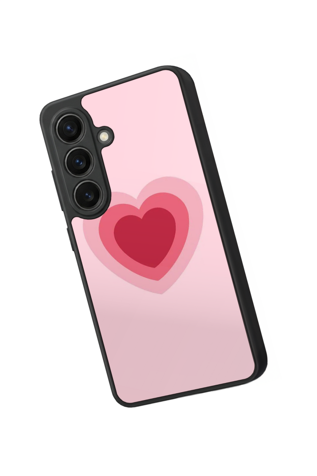 Samsung Galaxy S26 Uyumlu Kalp Love Tasarımlı Glossy Premium Kılıf