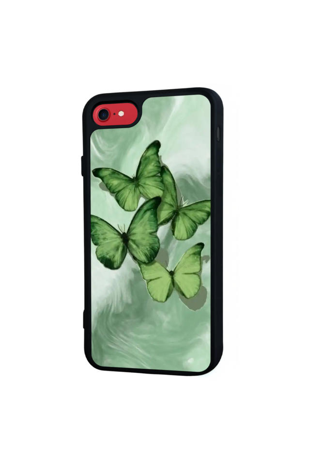 iPhone 7 Uyumlu Kelebek Tasarımlı Glossy Premium Kılıf