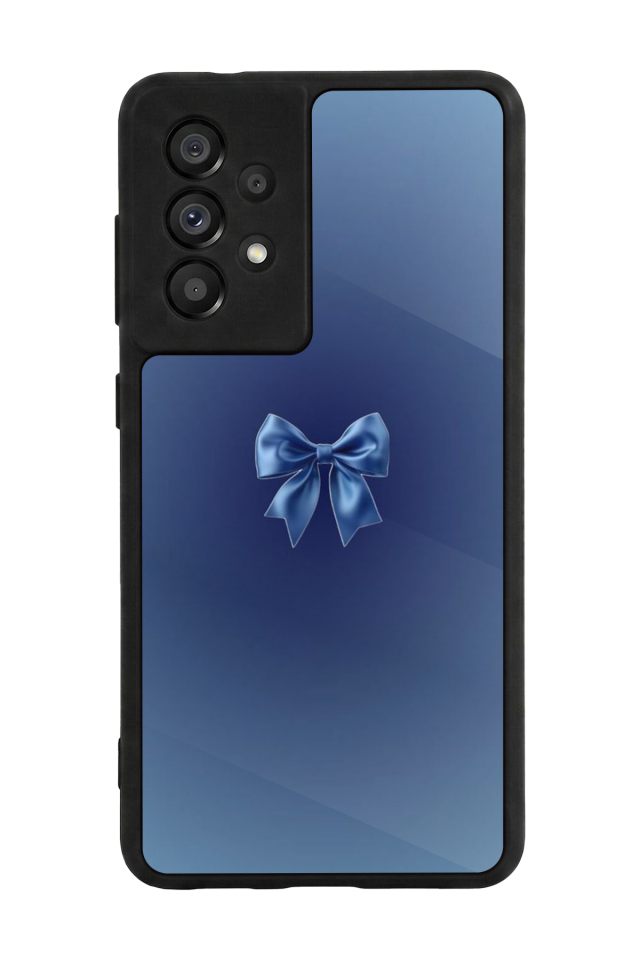 Samsung Galaxy A73 Uyumlu Kurdele Tasarımlı Glossy Premium Kılıf