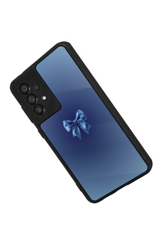 Samsung Galaxy A73 Uyumlu Kurdele Tasarımlı Glossy Premium Kılıf
