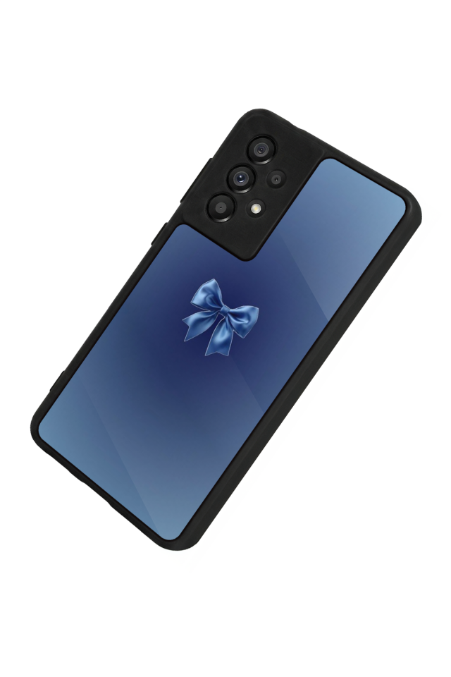Samsung Galaxy A73 Uyumlu Kurdele Tasarımlı Glossy Premium Kılıf
