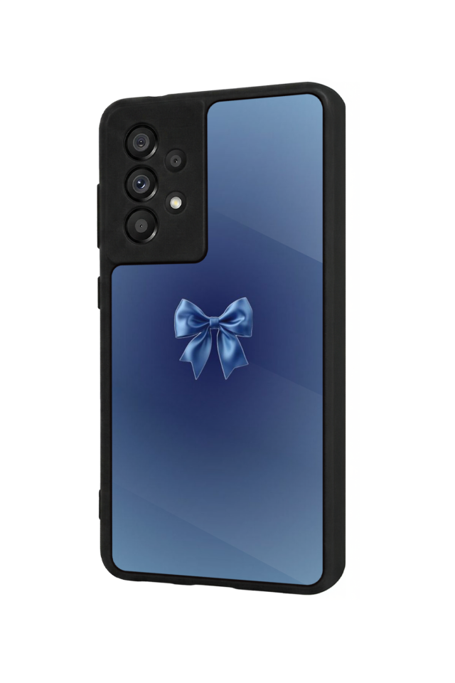 Samsung Galaxy A73 Uyumlu Kurdele Tasarımlı Glossy Premium Kılıf