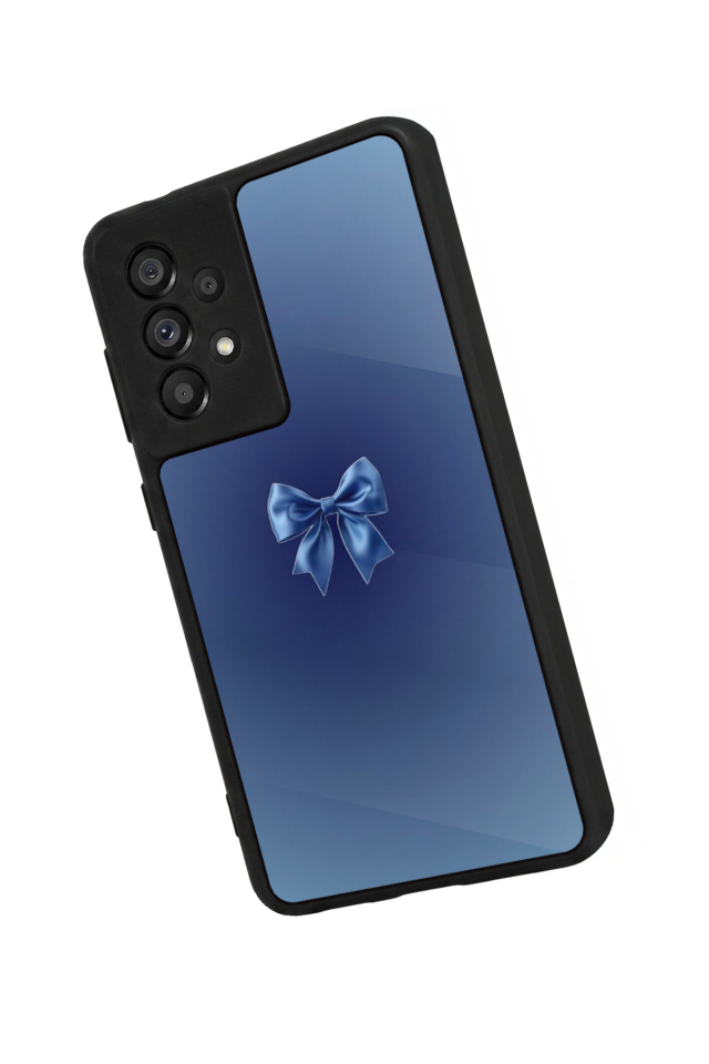 Samsung Galaxy A73 Uyumlu Kurdele Tasarımlı Glossy Premium Kılıf