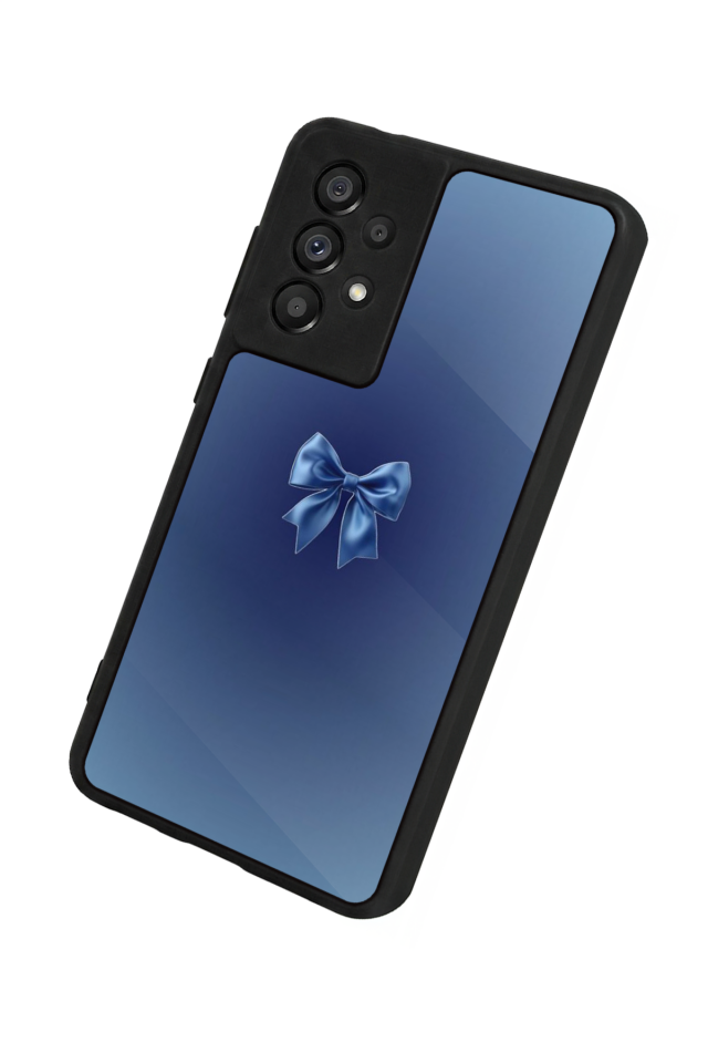 Samsung Galaxy A73 Uyumlu Kurdele Tasarımlı Glossy Premium Kılıf