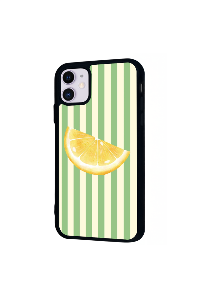 iPhone 11 Uyumlu Limon Tasarımlı Glossy Premium Kılıf