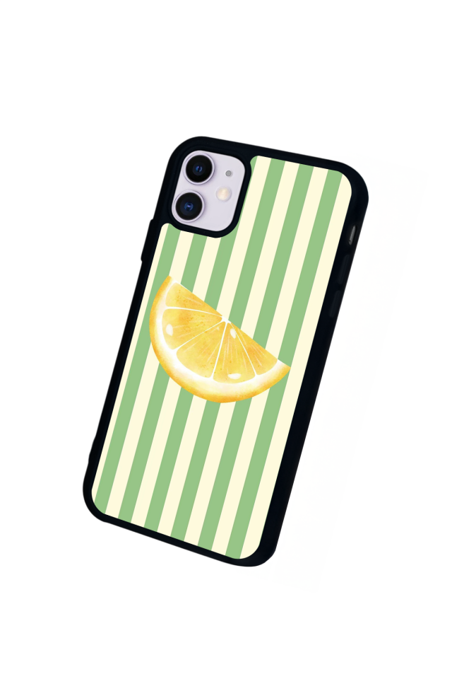 iPhone 11 Uyumlu Limon Tasarımlı Glossy Premium Kılıf