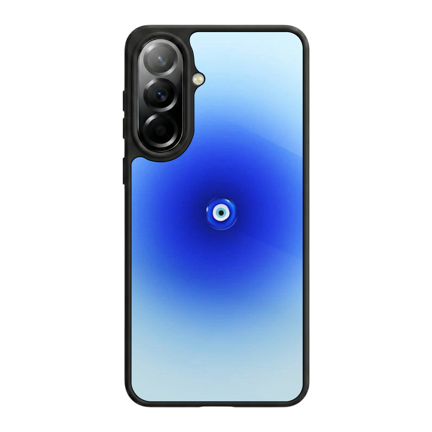 Samsung Galaxy A37 Uyumlu Nazar Tasarımlı Glossy Premium Kılıf