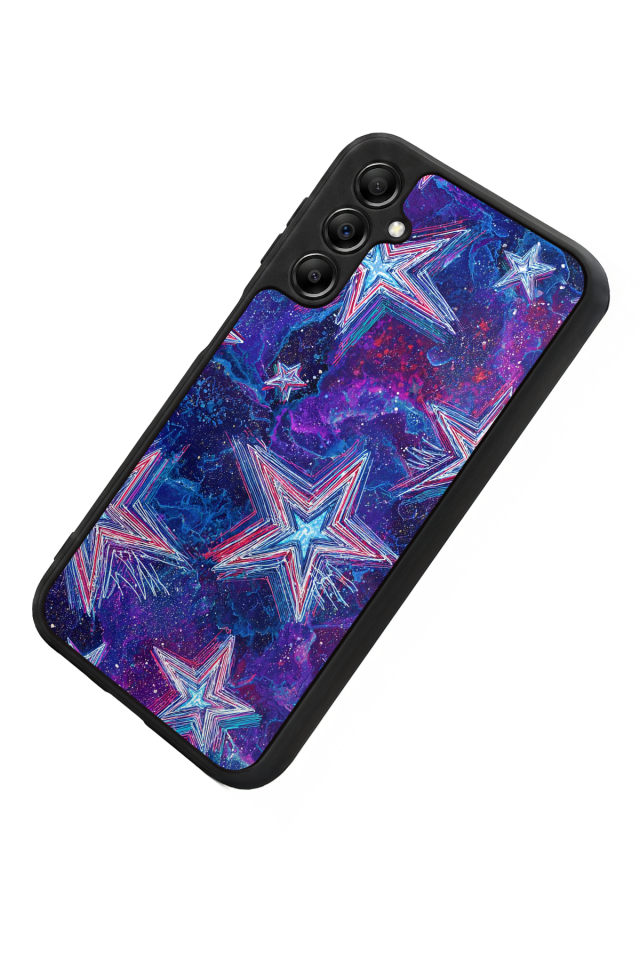 Samsung Galaxy A14 Uyumlu Retro Yildizlar Tasarımlı Glossy Premium Kılıf