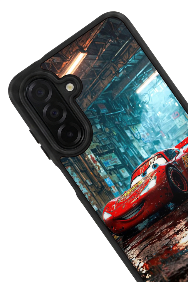 Samsung Galaxy A26 Uyumlu Şimsek McQueen Tasarımlı Glossy Premium Kılıf