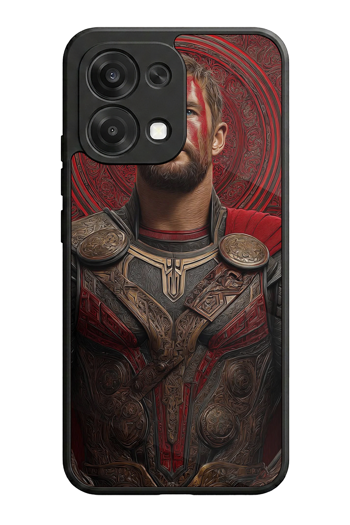 Oppo A6 Pro Uyumlu Thor Tasarımlı Glossy Premium Kılıf