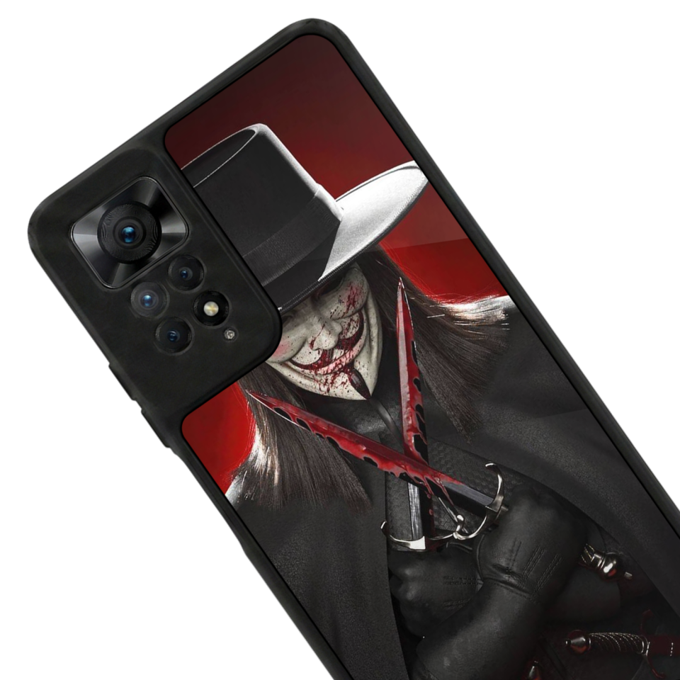 Xiaomi Redmi Note 11 Pro Uyumlu Vendetta Tasarımlı Glossy Premium Kılıf