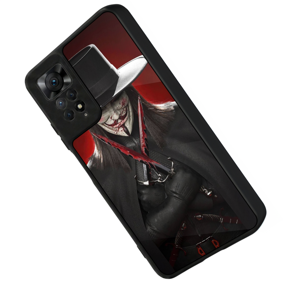 Xiaomi Redmi Note 11 Pro Uyumlu Vendetta Tasarımlı Glossy Premium Kılıf