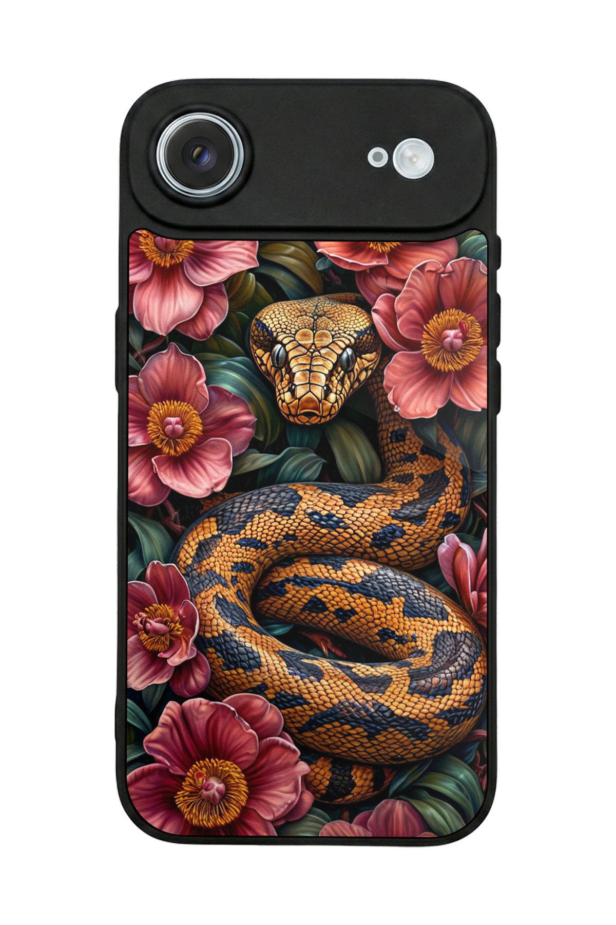 iPhone 17 Air Uyumlu Yılan Tasarımlı Glossy Premium Kılıf