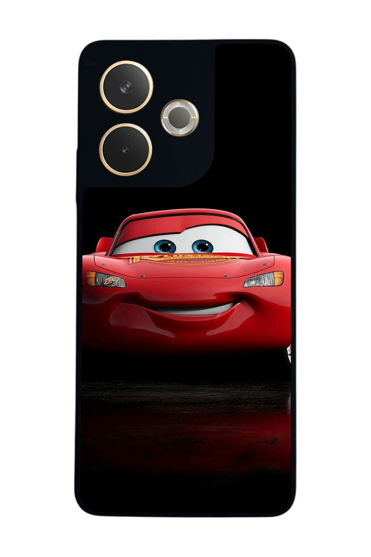 Oppo A5 Pro Uyumlu Şimsek McQueen Tasarımlı Glossy Premium Kılıf