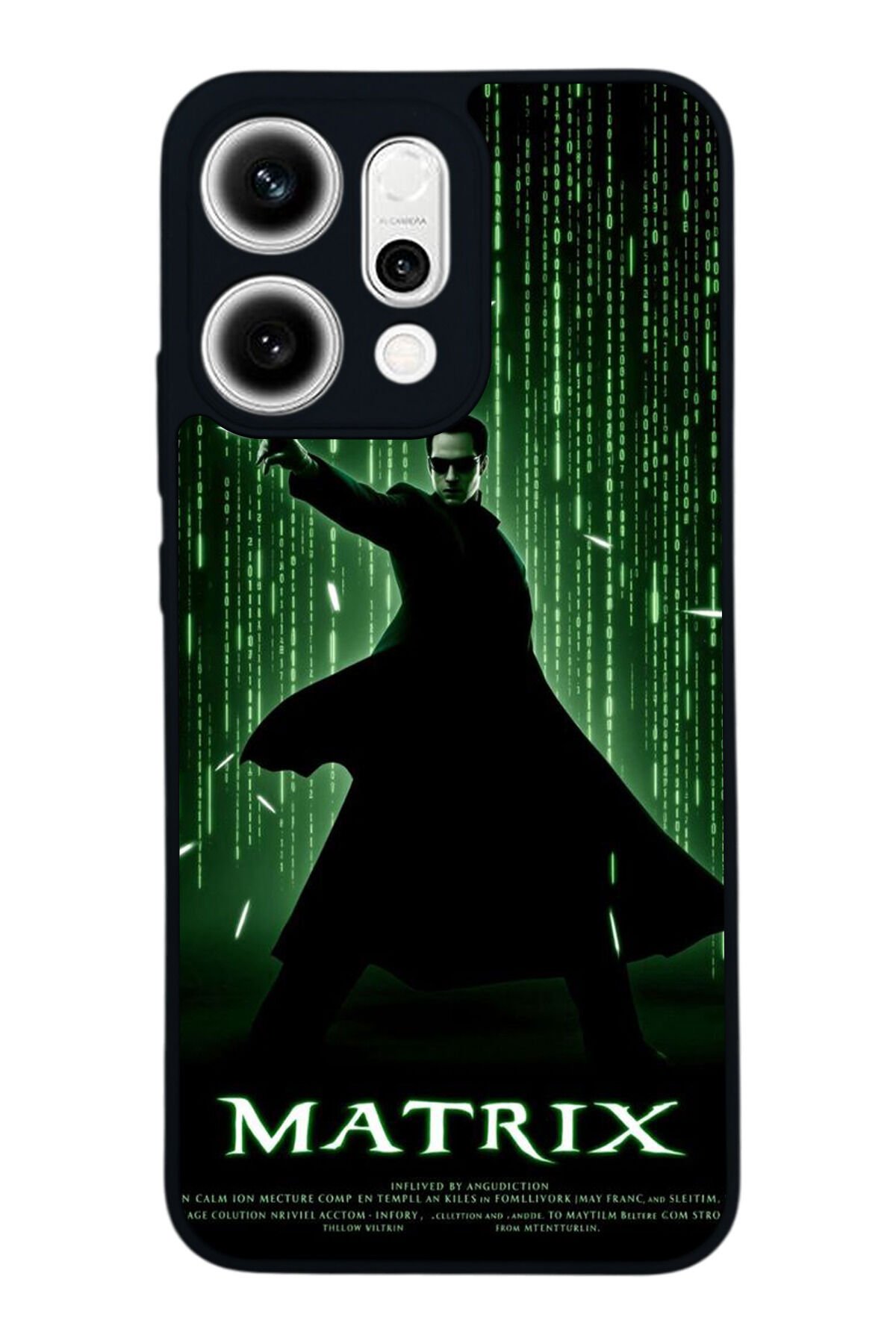 Oppo Reno 14 Uyumlu MatriOppo Oppo Reno 14 Tasarımlı Glossy Premium Kılıf