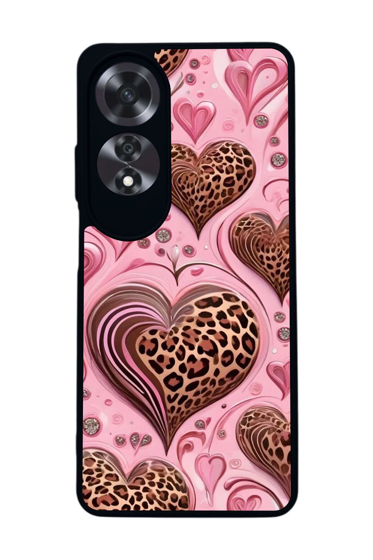 Oppo A60 Mat Siyah uyumlu Kılıf – Yumuşak Silikon, Koruyucu, Şok Emici Kapak