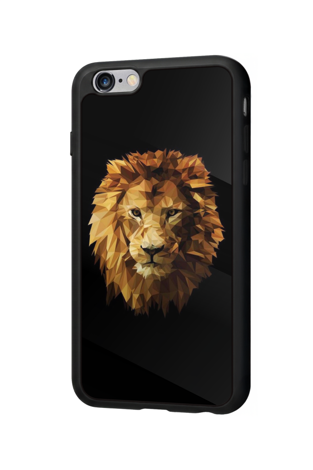 iPhone 6s Plus Uyumlu Aslan Tasarımlı Glossy Premium Kılıf