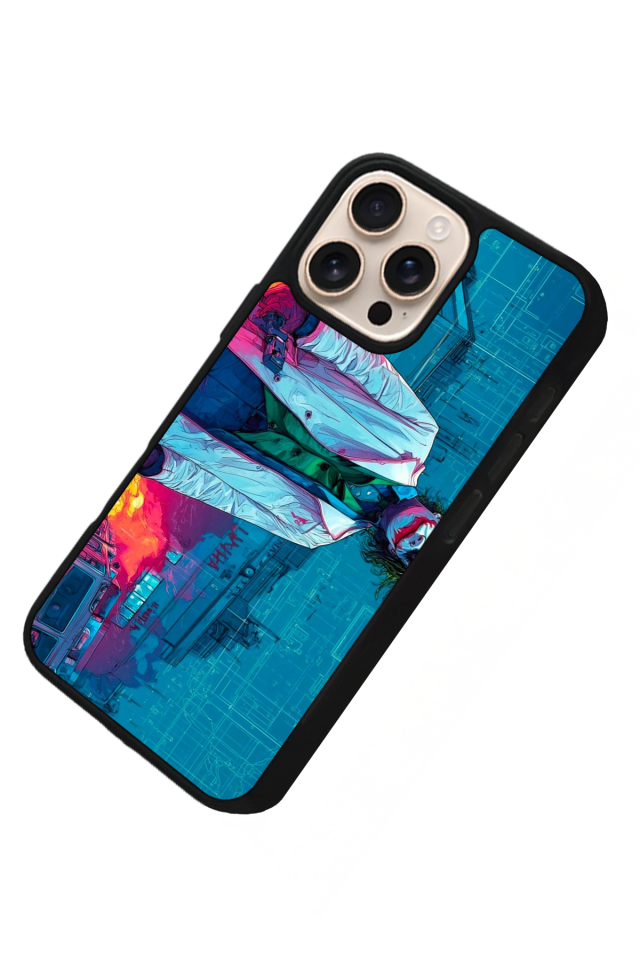iPhone 16 Pro Max Uyumlu Joker Tasarımlı Glossy Premium Kılıf