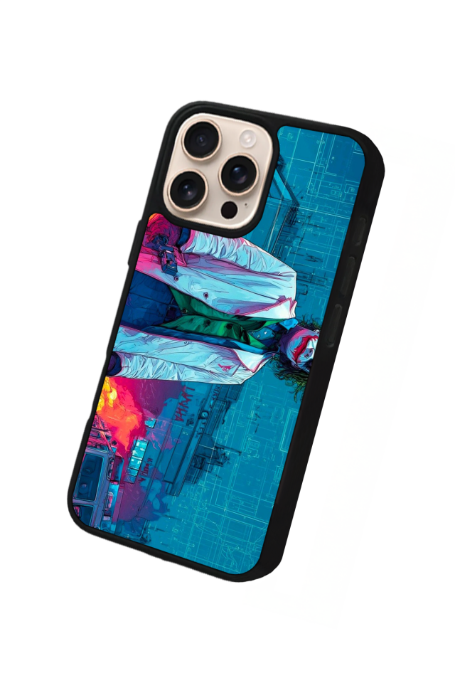 iPhone 16 Pro Max Uyumlu Joker Tasarımlı Glossy Premium Kılıf
