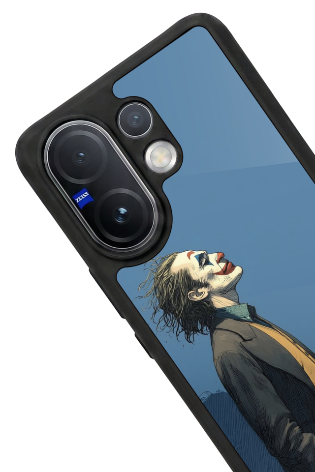 Vivo V60 Uyumlu Joker Tasarımlı Glossy Premium Kılıf