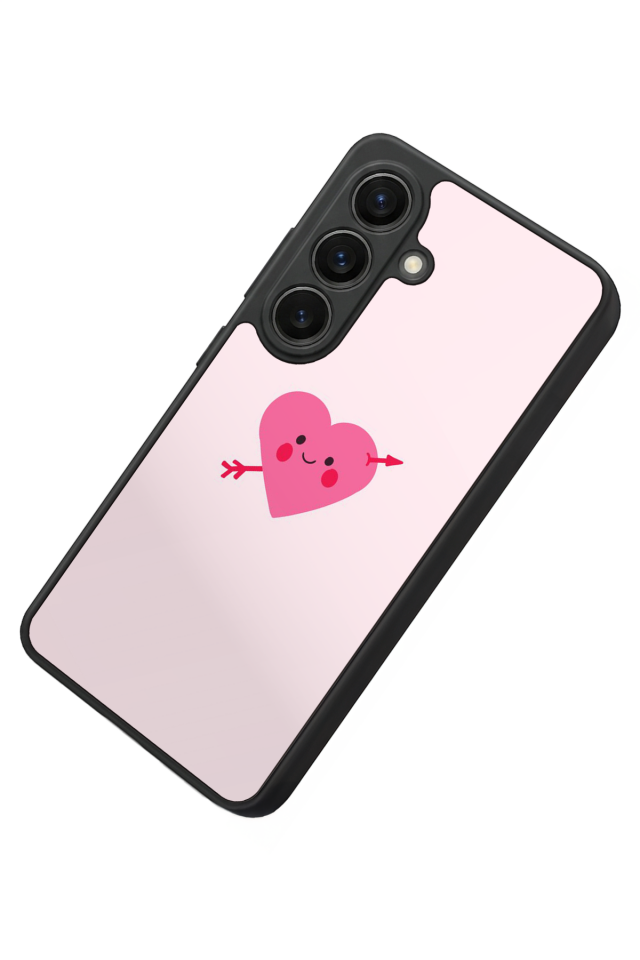 Samsung Galaxy S26 Uyumlu Kalp Love Tasarımlı Glossy Premium Kılıf