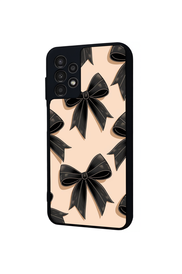 Samsung Galaxy A23 Uyumlu Kurdele Tasarımlı Glossy Premium Kılıf