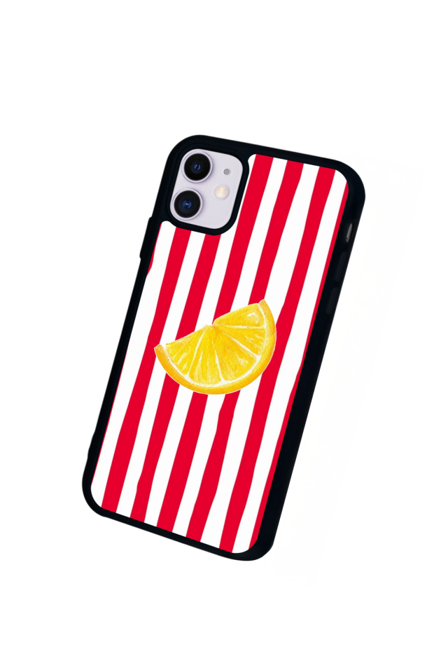 iPhone 11 Uyumlu Limon Tasarımlı Glossy Premium Kılıf