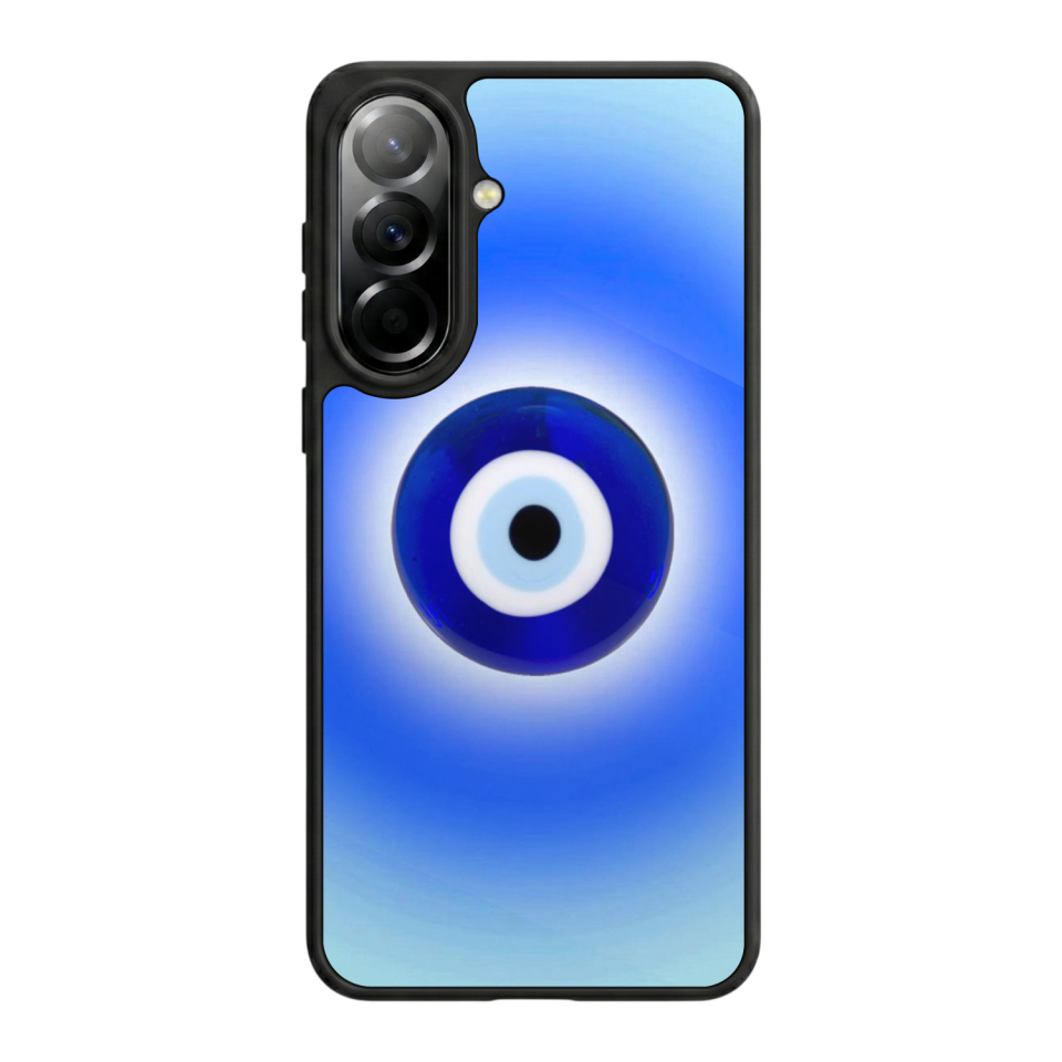 Samsung Galaxy A37 Uyumlu Nazar Tasarımlı Glossy Premium Kılıf