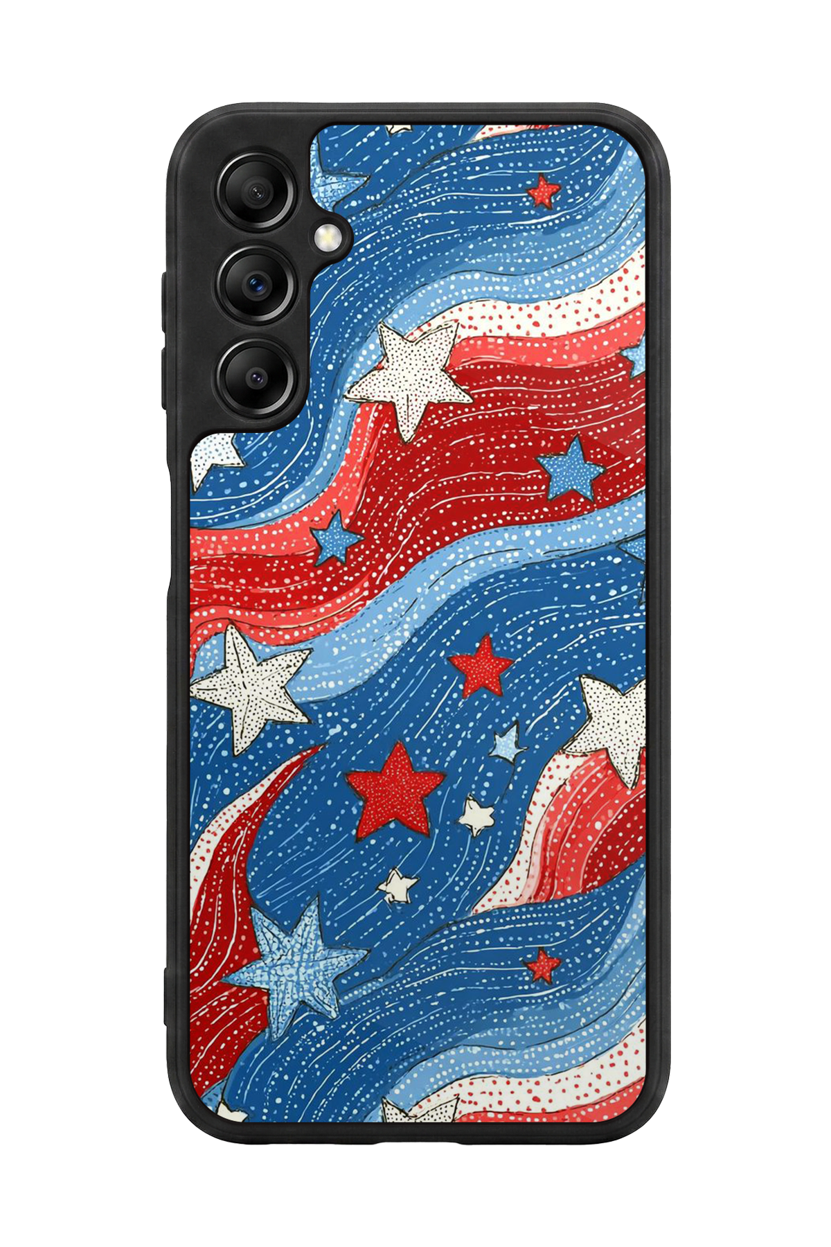 Samsung Galaxy A14 Uyumlu Retro Yildizlar Tasarımlı Glossy Premium Kılıf