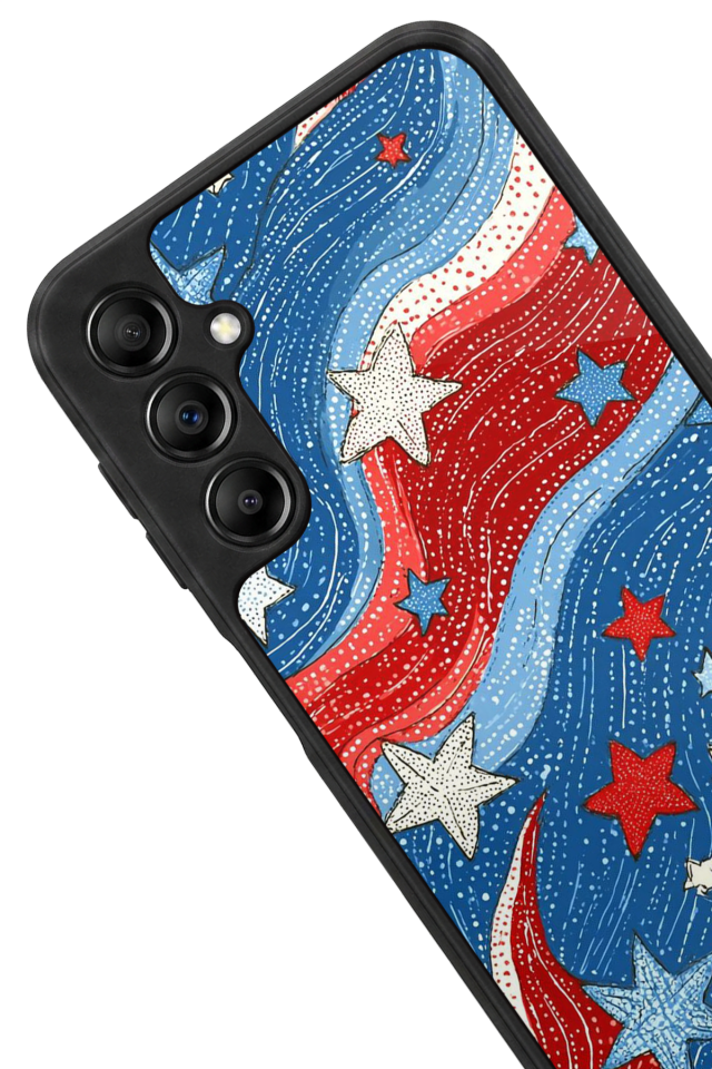 Samsung Galaxy A14 Uyumlu Retro Yildizlar Tasarımlı Glossy Premium Kılıf