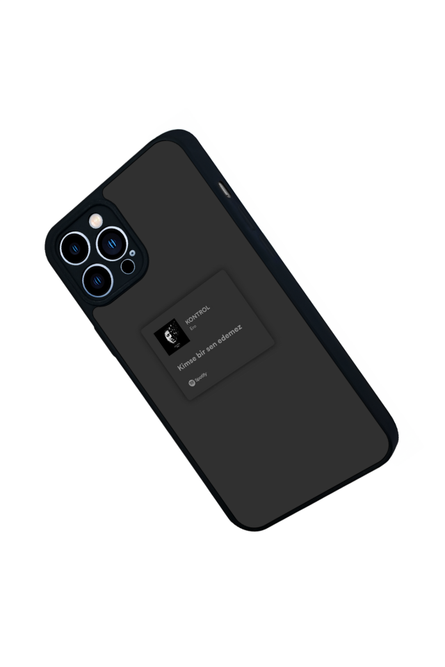 iPhone 13 Pro Max Uyumlu Sarki Sozleri Tasarımlı Glossy Premium Kılıf