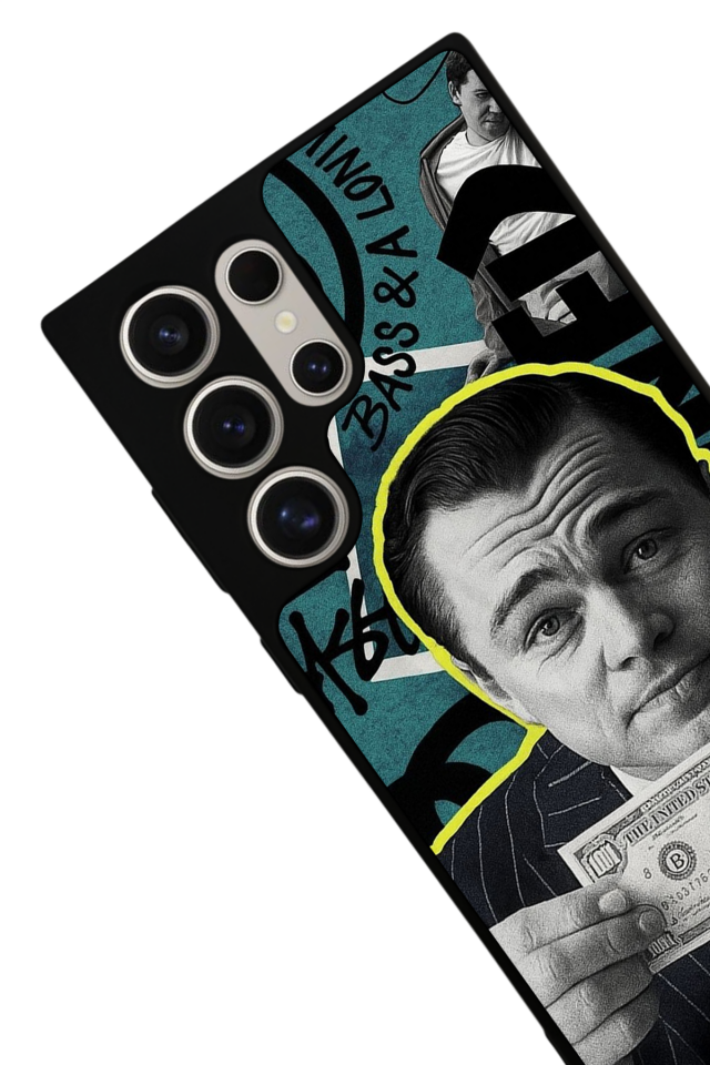 Samsung Galaxy S23 Ultra Uyumlu TheWolf Tasarımlı Glossy Premium Kılıf