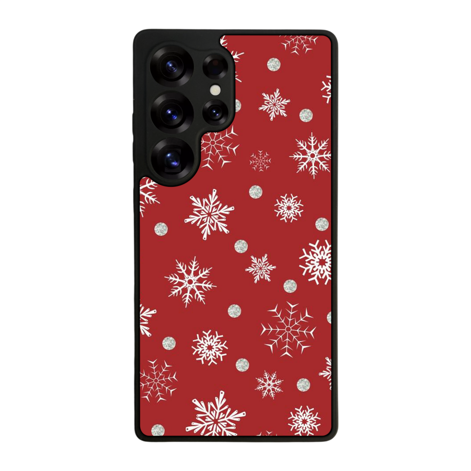 Samsung Galaxy S25 Ultra Uyumlu Yilbasi Christmas Tasarımlı Glossy Premium Kılıf