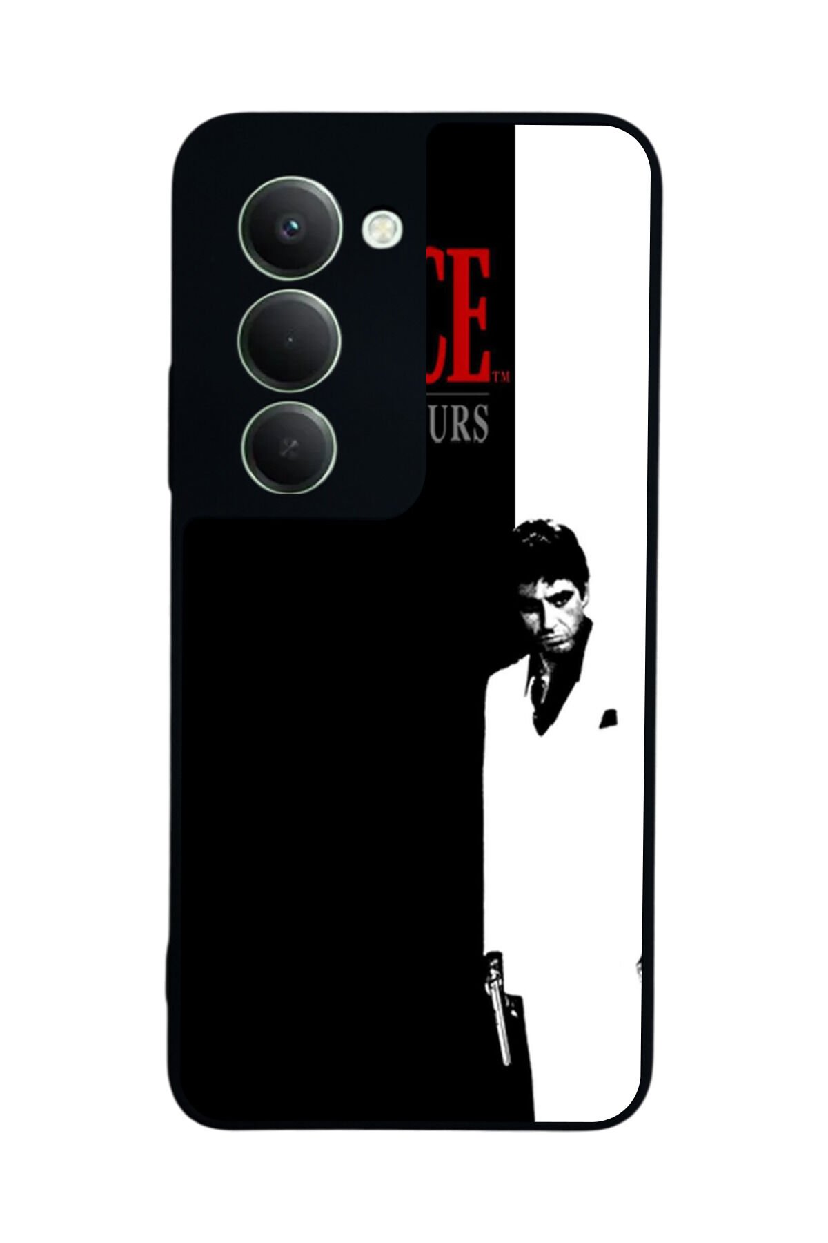 Xiaomi Redmi 15 5G Uyumlu Scarface Tasarımlı Glossy Premium Kılıf